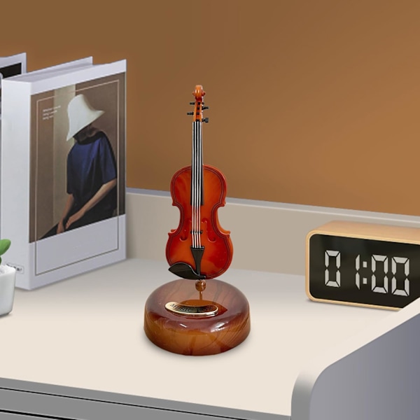 Musiklådor för flickor – Klassisk grammofon nostalgisk låda, mors dag dekoration Speldosa i cello