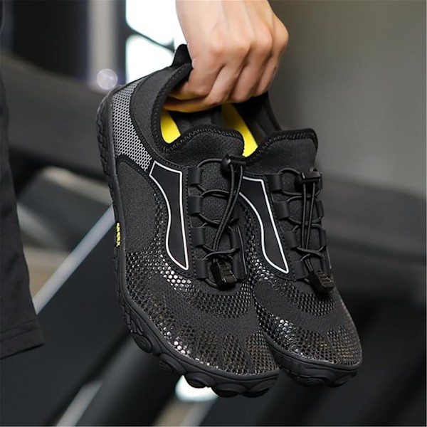 Unisex trail löparskor herr dam vandringsskor barfotaskor löparskor stickade sneakers träningsskor Fivefinger tåskor 41cm