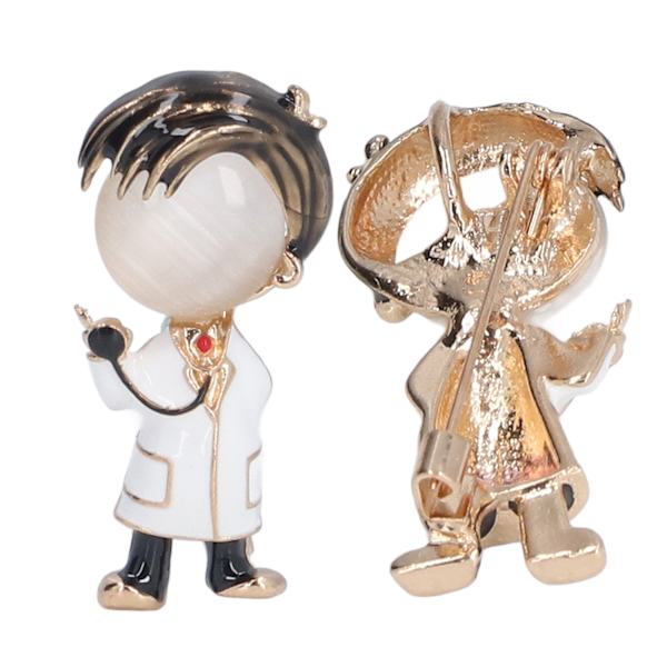 Brosch Sjukskötare Läkare Premiumlegering Hög Hållbarhet Unik Design Bred Applikation Sjukskötare Läkare Brosch type B type B