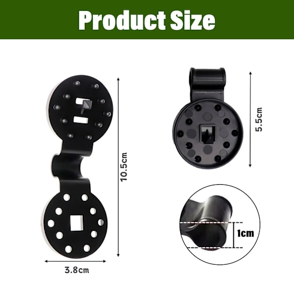 5-100 stk Markise Plastikklemmer Udendørs Skygge Stof Netklemme Camping Haveværktøj Havebygninger Hegn Net Fixklemme Markise Krog Bøjler Biger 100pcs