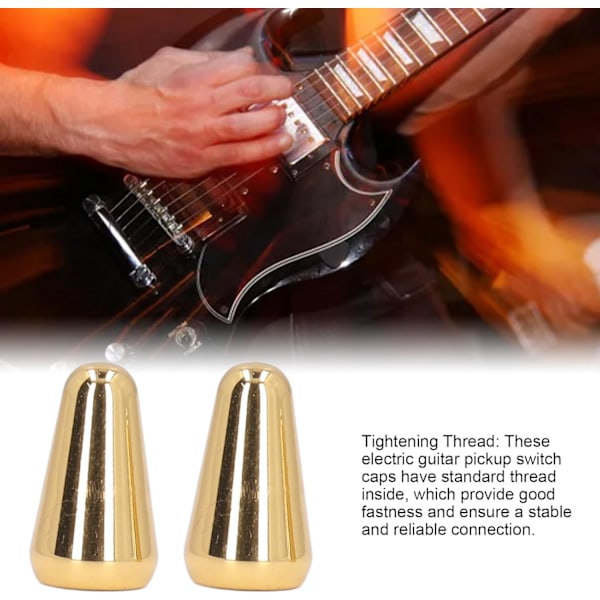 Gitar Pickup Switch Tips Switch 3 Way 5 Way Cap Switch Knop for ST TL Style Elgitarrer (GOLD) GOLD