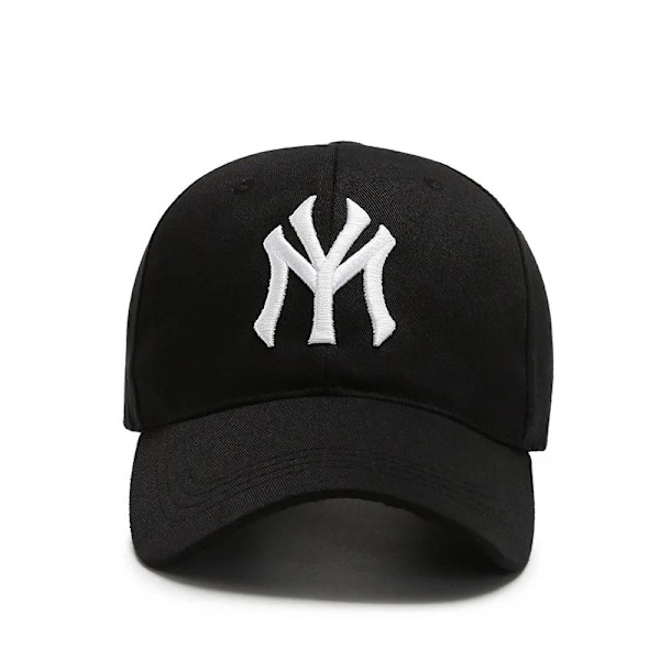 Ulkoilmakäyttöön tarkoitetut kirjain-brodeeratut baseball-liput miehille ja naisille, Snapback-liput, kevät- ja kesämuoti, naisellinen hip hop -visiiri, aurinkoliput, musta ja valkoinen