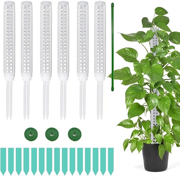 Monstera-kasvien sammalkepit, 15,6 tuuman muoviset pinottavat sammalkepit