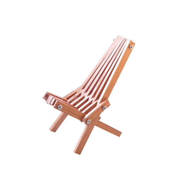 1/12 Sammenklappelig Dækstol Lounge Dækstol Model Mini Møbler Tilbehør