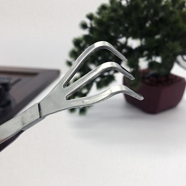 Bonsai-pincet, rustfrit stål rive og plantepincet til håndværk, C c