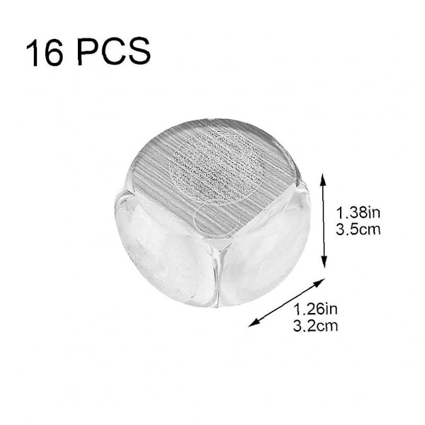 12 stk Baby Sikkerhetskant Beskyttelse Transparent Anti-kollisjonsvinkel Beskyttelseskant Deksel Barn Smilende ansikt Smile face