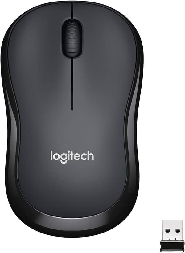 Wireless Silent Mouse, 2.4 GHz with USB Receiver, 1000 DPI Sensor Resolution, 18-Month Battery Life-Max