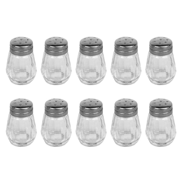 10 stk Håndkvern Salt Pepperkvarner Mini Salt Pepper Shaker Salt Pepper Sett Manuell Kvern Krystall Godisburk