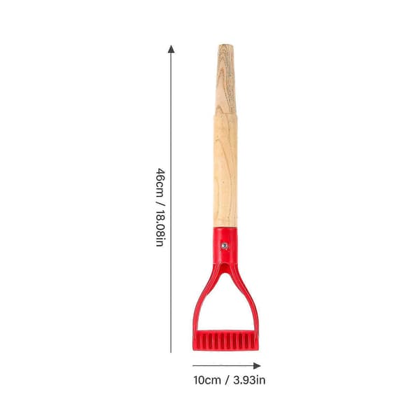 Ersättningsskaft för spade i trä, spadskaft, skaft för spade (46 cm)_max