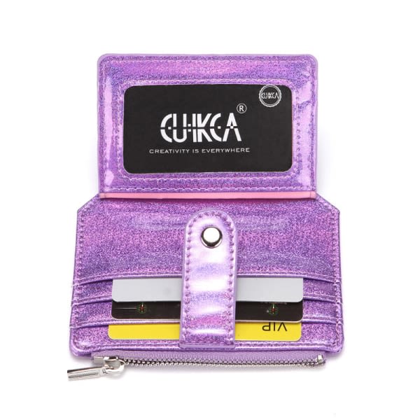 Söt liten plånbok myntkorthållare för flickor - Lila