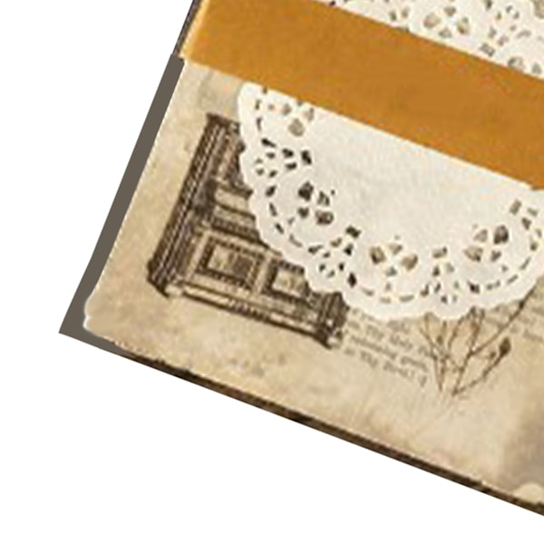 26 ark vintage-arkistointipohjapaperia DIY-käsintehtyjä käsitöitä varten, upea koristeellinen käsityöpaperi taidepäiväkirjanpitoon
