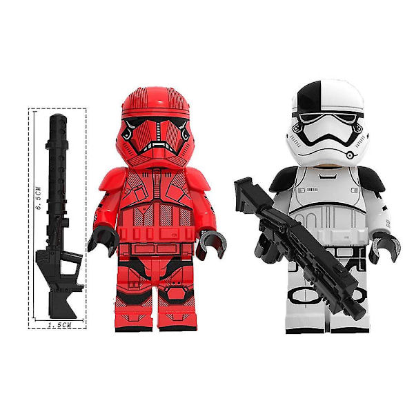 Clone Troopers Commander Minifigurer Star Wars Byggklossar Leksaker