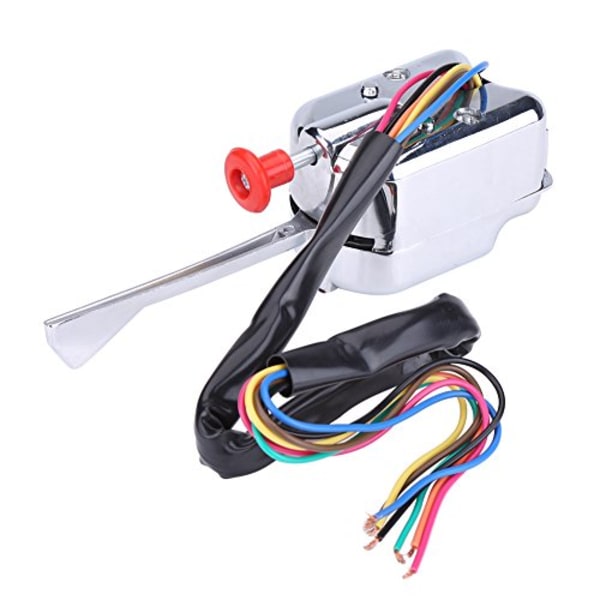 12 V universell gata hot rod krom blinkers indikatorbrytare för bil lastbil gatustång dyn sandskena tändbrytare
