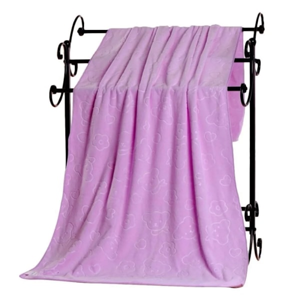 140x70cm Duschhandduk Stora Strandhanddukar Snabbtorkande Handduk Badlakan Absorberande Mjuk Komfort Badrock Mikrofiberhandduk Badrum Rosa 140x70cm