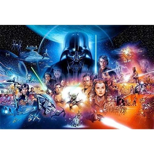 Star Wars -affisch Full Drill Diamantmålning efter Nummer Kit SQBB_max