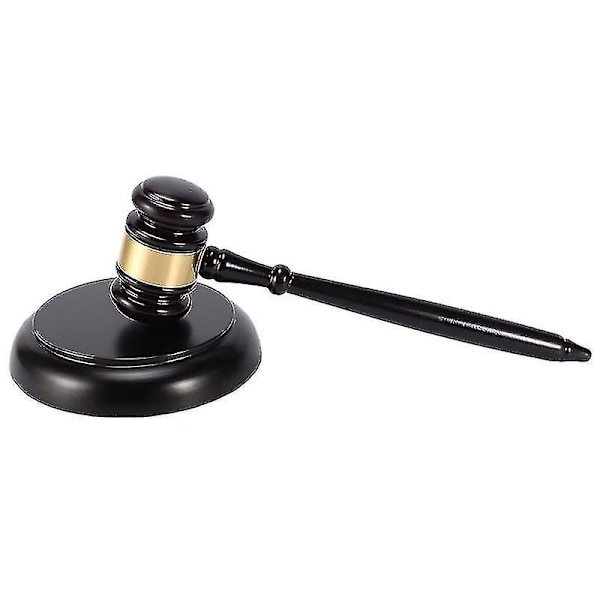 New Product Promotion! High Quality Wooden Gavel Auction Hammer with Sound Block for Lawyer Judge Auction Craft Good