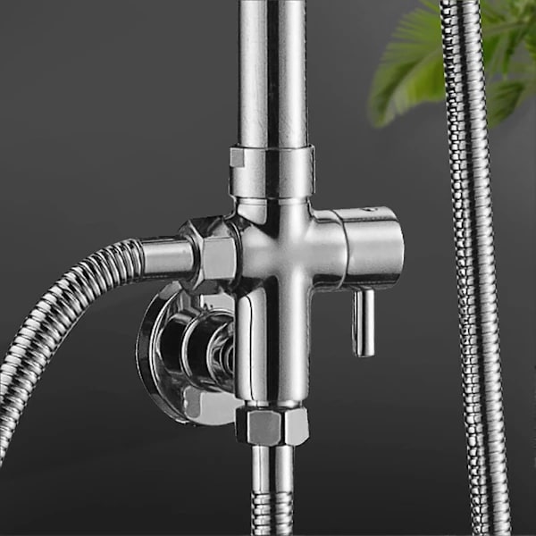 Väggmonterad Rund Koppar Badrum Duschomkastare Separator 1/2 \"—max