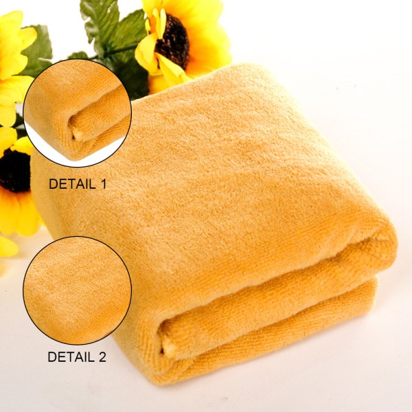 Salon Hair Towels 10 Pack - Snabbtorkande handduk gul