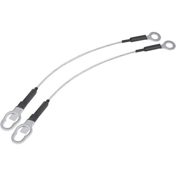 2 kpl puoliyhdistelmä oven kaapelit, Keenso takaluukun tukikaapelit 44 cm ruostumaton teräs lava-auto