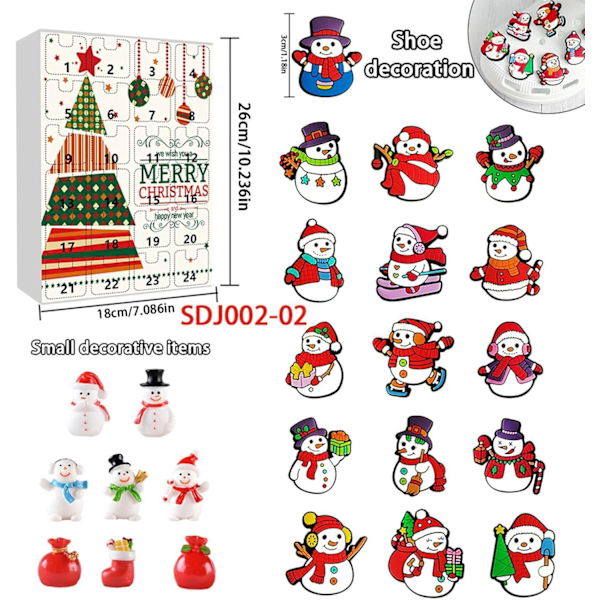Adventskalender | Julepynt | Veggkalender | Juledekorasjoner | Nedtellingskalendere | Julekalender med hengende ornamenter for barn og småbarn D