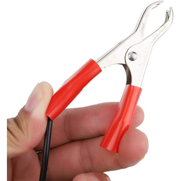 Sigarett-tenneradapter, 12V bilbatteriklemme på adapter Sigarettuttak Tenner Reiselader