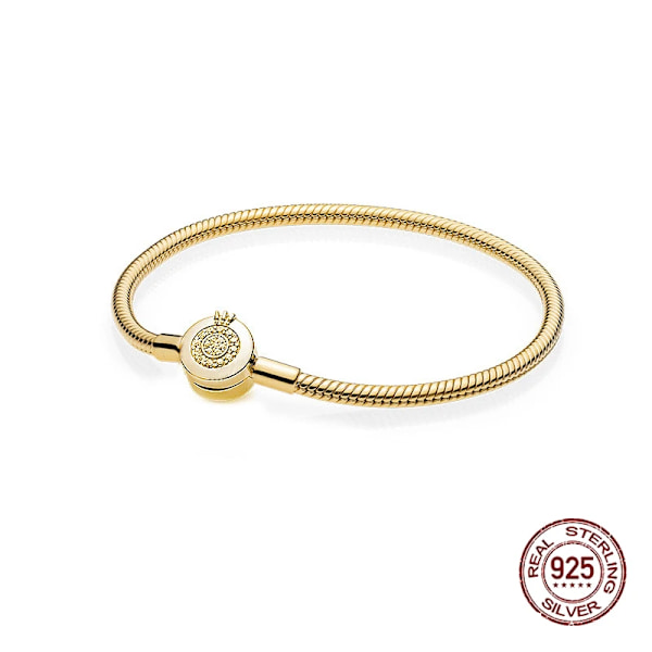 Uusi Kuuma Myynti 925 Sterling Hopea Rannekoru Kiiltävä Sydän Rannekoru Hetki Rannekoru Naisille Sopii Alkuperäiseen Charm Smykkeihin Rakkaus Lahja CPB024 19cm