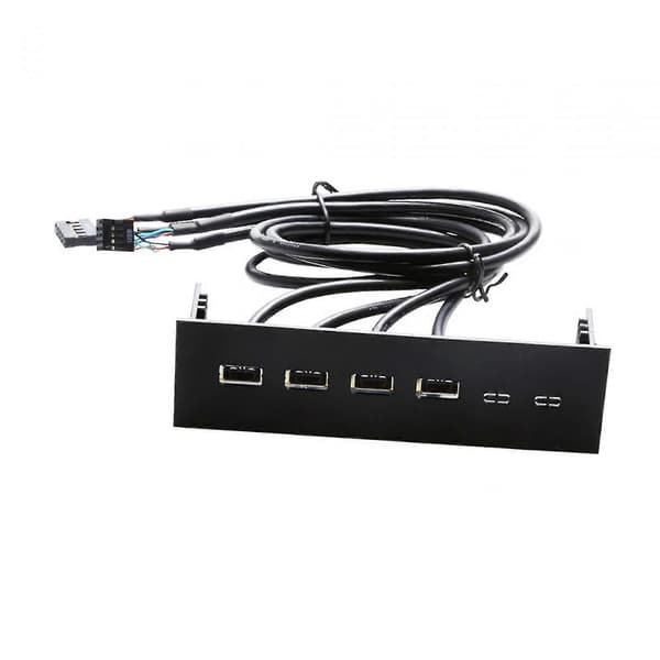 5,25-tommers USB-frontpanelhub for PC-datamaskinkabinett Optisk drivenhet Frontpanel 4 porter USB 2.0_maks