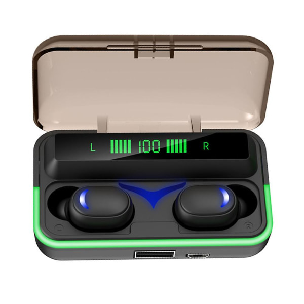 Bluetooth hörlurar True Wireless Earbuds Touch Control med LED- case