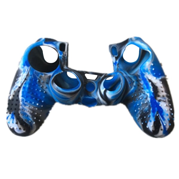 CQBB Controller Skin Grip Cover Cover Skyddande mjukt silikongummifodral-Anti-halk partikelkamouflage blå