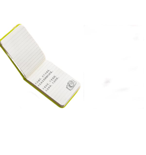 Taskuvihko, Pieni Pehmeä Kansi Mini Journal Notepad 2,9\"
