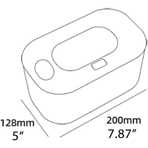 Babyvåtservettsvärmare, Babyblöjvåtservettsvärmare för Baby (vit) white #667