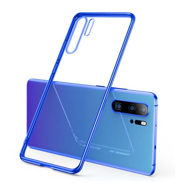 CQBB phone case kompatibelt med Huawei P30 Pro Soft TPU phone case - Tunt case med kameraskydd - safirblått
