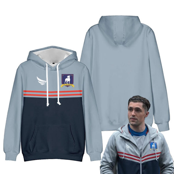 Ted Lasso Säsong 2 Fotbollströja Vintermode Herr/Kvinnor AFC Richmond Cosplay Harajuku Cardigan Stativ krage Dragkedja Jacka 6 XXXL 6 XXXL