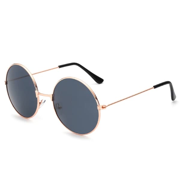 Moderne solbriller til kvinder og mænd - Pilot runde gradient spejl damebriller Oculos Lentes Gafas De Sol Runde Model 10 Andre