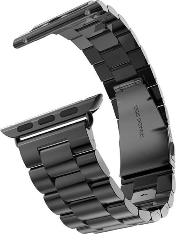 Go Go Gadget - Urrem - Smartwatch - Egnet til Apple Watch - Rustfrit stål - Sort - 42mm