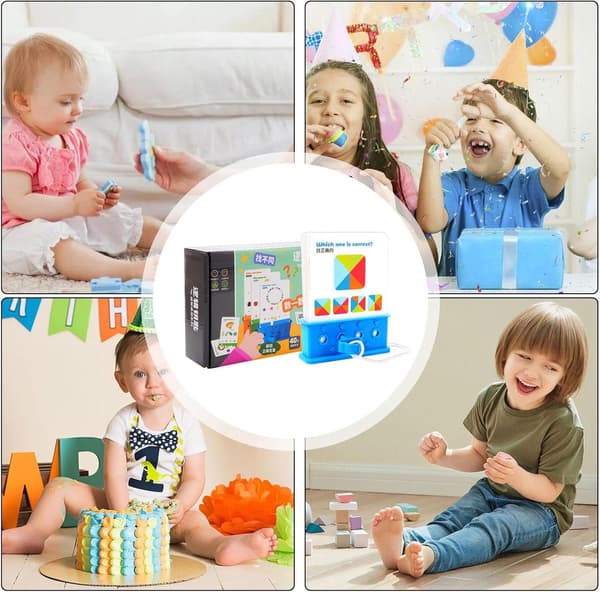 Kids Logic Nyckel Leksaker | Utbildande Hjärnteasers & Logiska Tänkspelet för Barn Advanced