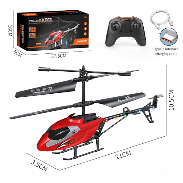 Top Race Fjärrstyrd helikopter, 2,5-kanals batteridriven