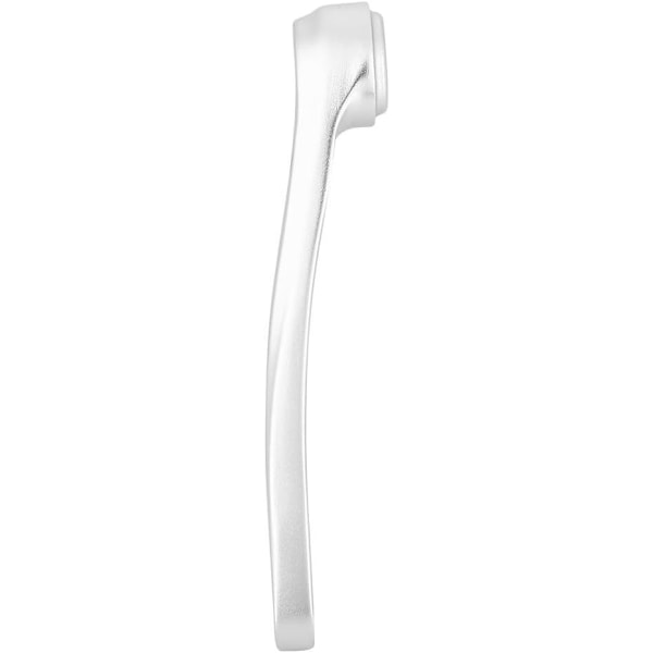 Cykelvev, Universal 170mm Aluminiumlegering Vänster Enkel kedja Vev Cykelbyte vev (Rhombiskt hål-Silver)