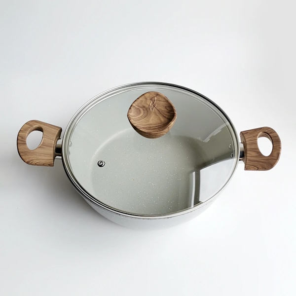 Gryde i støbejern, medicinsk sten, gryde 21,3 cm 8,39 tommer