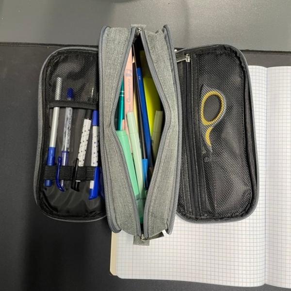 Pennal / Pennboks - Etui for penner grå grå_max grå