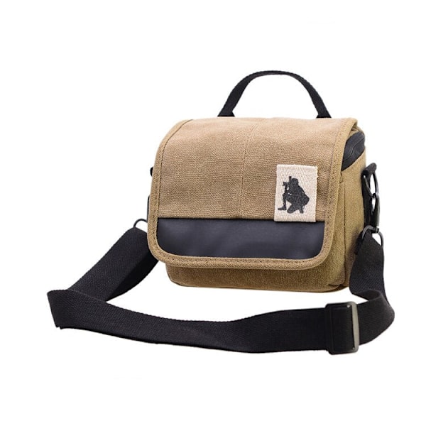 Canvas Kamerakassi Kotelo Canon EOS M10 M6 M5 SX60 SX50 SX30 SX510 1100D 1200D 1300D 450D 500D 600D 550D 18-55mm objektiiville khaki