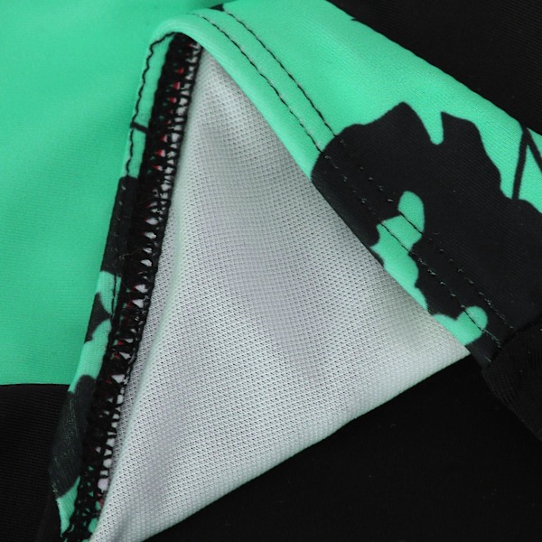 Badedrakt Dame Badedrakt Dame Print Sett Todelt BH Badedrakt Strandklær Dame Bikini Badedrakter Grønn Green XL