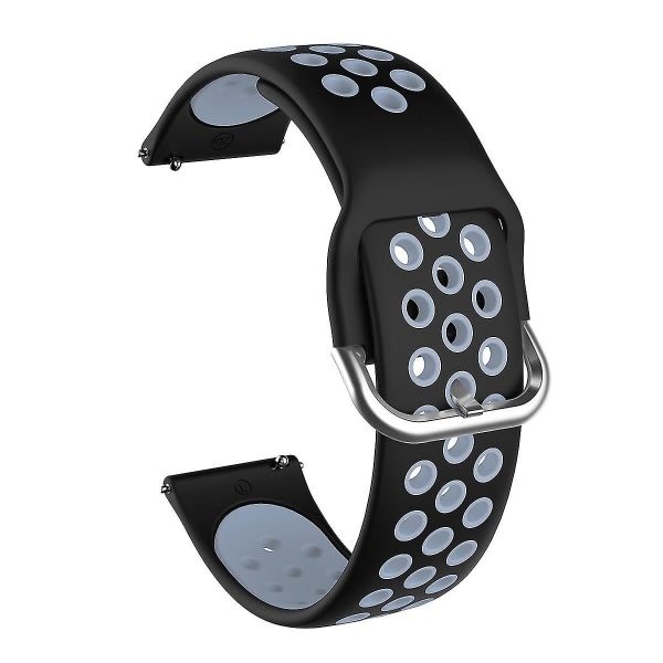 SQBB För Samsung Galaxy Watch Active2 44mm klockband Svart Grå ingen