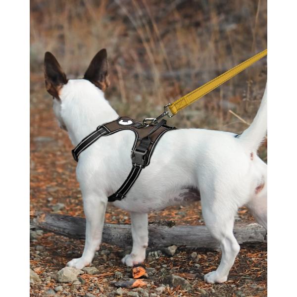 Reflekterende Hundetegn 5FT, Polstret Nylon, Mellemsstore/Store Hunde, Khaki Khaki 5 ft Standard
