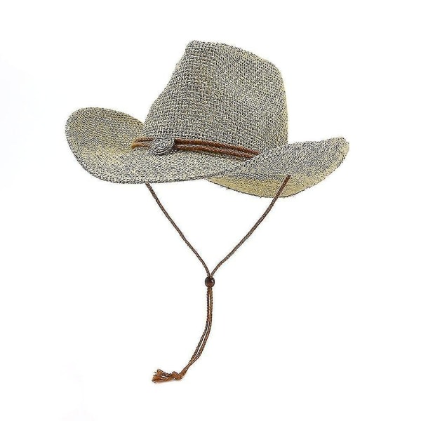 SQBB Cap för utomhusbruk, Cowboyhatt för män och kvinnor (Khaki)