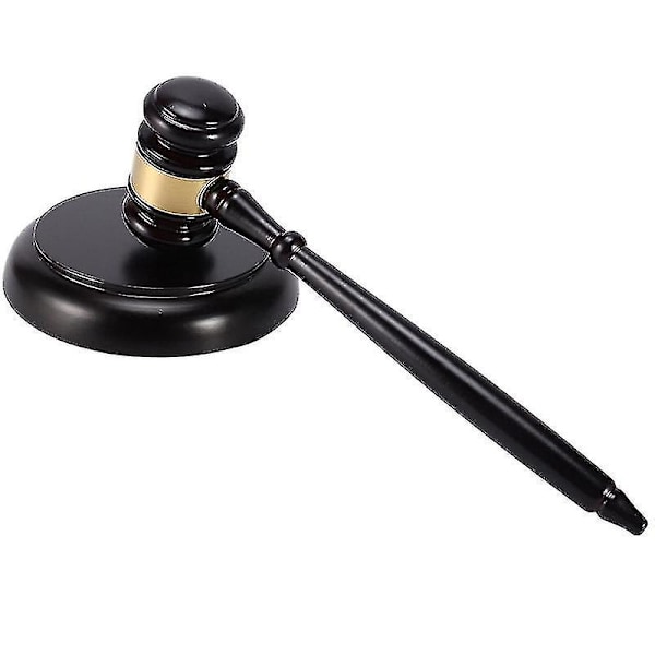 New Product Promotion! High Quality Wooden Gavel Auction Hammer with Sound Block for Lawyer Judge Auction Craft Good