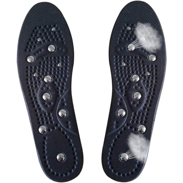 35-40 Slimming Magnetic Insoles, 1 Par Magnetic Akupressur Innersulor, Magnetic Therapy, Fot Zonterapi Midja