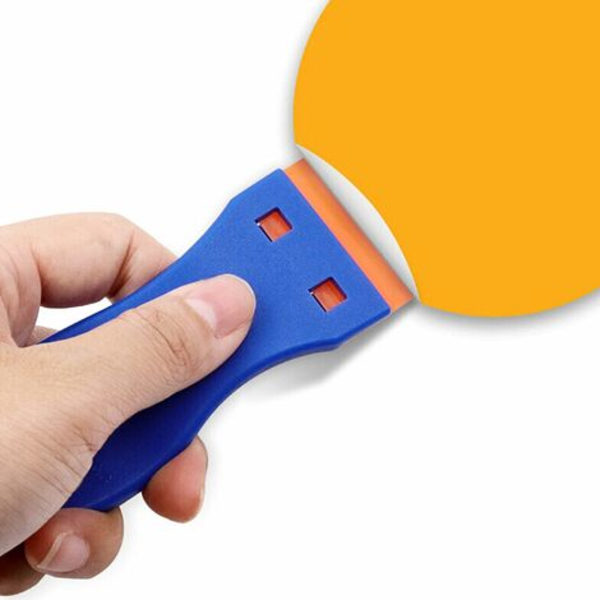 Fonepro 1 st plastsrapa för att ta bort fönsterdekaler, blå