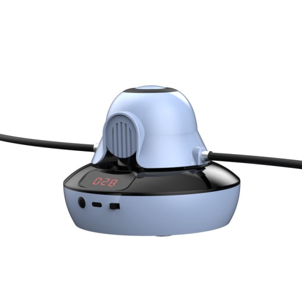 Smart LED-rephoppningsmaskin 1-10 nivåer Fjärrkontroll Elektrisk hopprepmaskin Intelligent