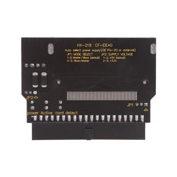 SQBB CF Compact Flash Merory Card till 3,5" 40-pin IDE-hårddisk HDD SSD-adapter 40-pin hona till 50-pin hane